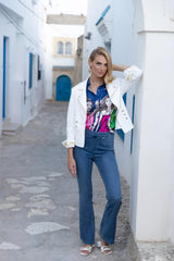FRANK LYMAN PANTALON DENIM TISSU FEMME