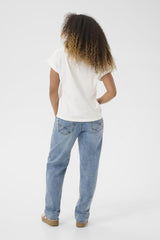 CREAM T-SHIRT FEMME