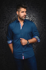 AU NOIR CHEMISE KNIT HOMME