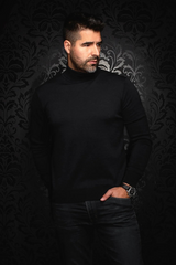 AU NOIR COL ROULÉ HOMME