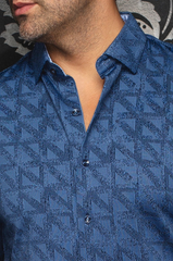 AU NOIR CHEMISE KNIT HOMME
