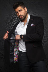 Au Noir Veston Homme