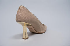 MICHAEL KORS CHAUSSURES À TALONS BRILLANTS OR FEMME