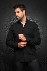 Au Noir Chemise Knit Homme