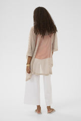 CREAM CARDIGAN FEMME