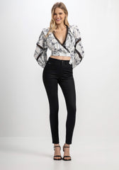LEZ A LEZ CROP TOP FEMME
