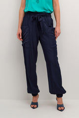 Cream Pantalon Femme