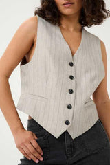 Kaffe Veste Sans Manche Femme