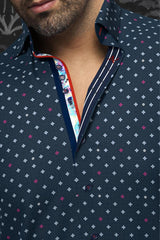 AU NOIR CHEMISE KNIT HOMME