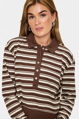 ST-TROPEZ POLO MANCHES LONGUES FEMME