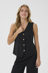 CREAM VESTE SANS MANCHE FEMME