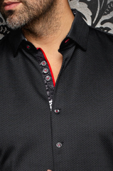 AU NOIR CHEMISE KNIT HOMME
