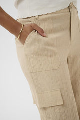 CREAM PANTALON FEMME