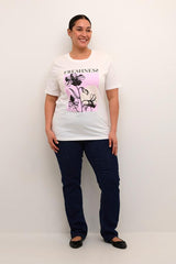 KAFFE CURVE T-SHIRT FEMME