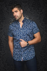 AU NOIR CHEMISE MANCHE COURTE HOMME