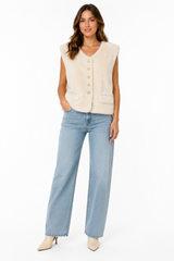 ANGELA MARA VESTE SANS MANCHE FEMME