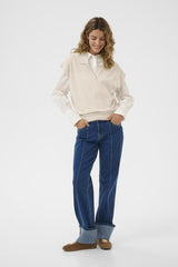 CREAM CHANDAIL FEMME