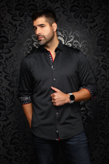 AU NOIR CHEMISE KNIT HOMME