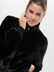 Only-Lightweight Faux Fur Coat