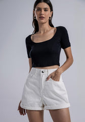 LEZ A LEZ Short en jeans Femme