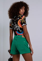 LEZ A LEZ SHORT EN JEAN FEMME