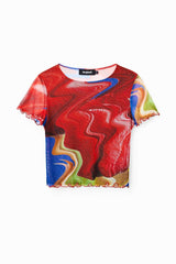 DESIGUAL CROP TOP FEMME
