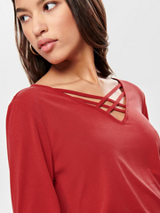Only-3/4 Sleeve Sweater