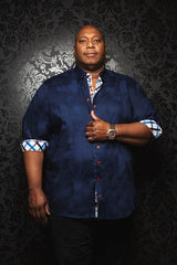 Au Noir Chemise Taille Plus Homme