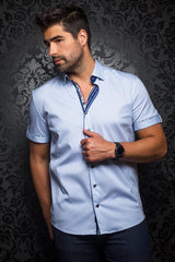 Au Noir Chemise Knit Manche Courte Homme