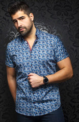 Au Noir Chemise Manche Courte Homme