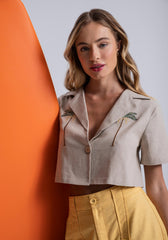 LEZ A LEZ Chemise Crop Femme