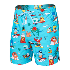 Saxx Maillot de Bain Homme OH BUOY 2N1 VOLLEY 5"