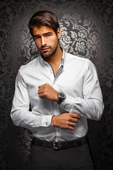 AAu Noir Chemise Homme