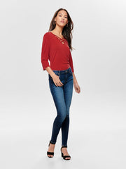 Only-3/4 Sleeve Sweater