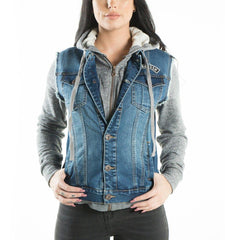 Headrush Veste en Jeans Femme