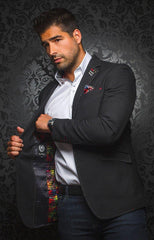 Au Noir Veston Homme