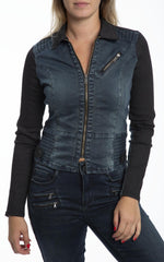 Karv Veste en Jeans Femme