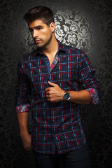 Au Noir Chemise Taille Plus Homme