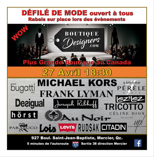 Défilé Mode 27 Avril Boutique Designers