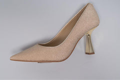 MICHAEL KORS CHAUSSURES À TALONS BRILLANTS OR FEMME