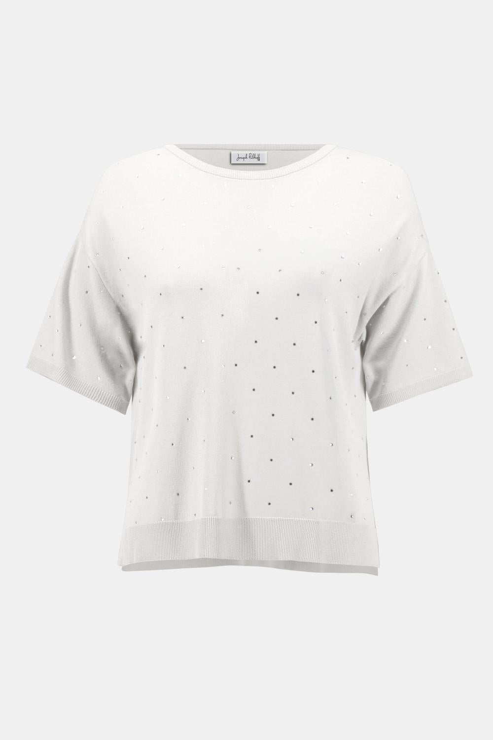 JOSEPH RIBKOFF CHANDAIL MANCHES COURTES FEMME