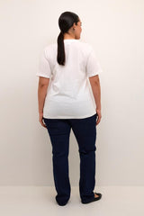 KAFFE CURVE T-SHIRT FEMME