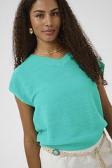 CREAM T-SHIRT FEMME