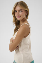 CREAM CAMISOLE FEMME