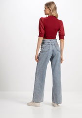 LEZ A LEZ CROP TOP FEMME