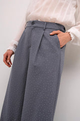 Cream Pantalon Femme