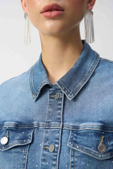 JOSEPH RIBKOFF VESTE EN JEANS FEMME