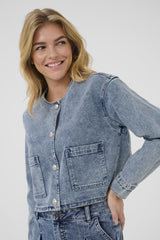KAFFE VESTE EN JEAN FEMME