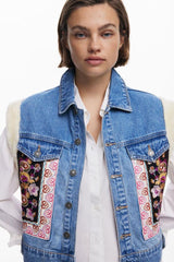 DESIGUAL VESTE SANS MANCHES FEMME