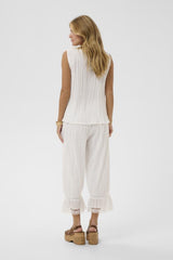 CREAM BLOUSE FEMME